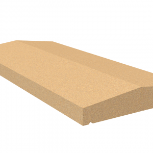 Twice Weathered Cast Stone Coping Stone TW400 in Bath