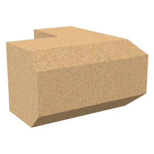 Cast Stone String Course With 90 Degree External Return
